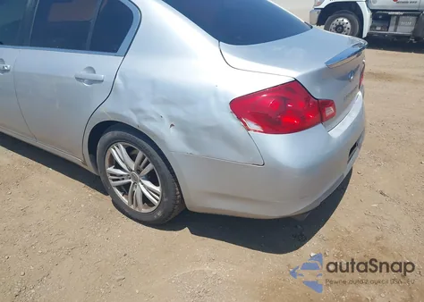 2012 Infiniti G25 Journey из США, поврежденный, VIN JN1DV6AP3CM811504